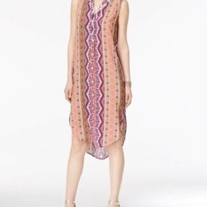 cable and gauge high low tunic